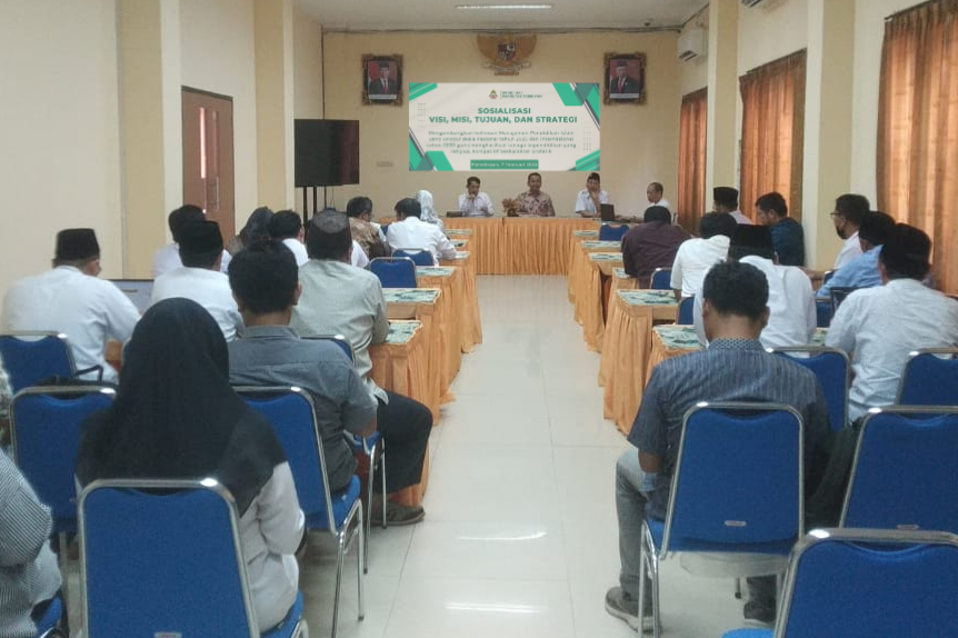 Sosialisasi Visi, Misi, Tujuan, dan Strategi Berbasis Budaya Kerja Prodi MPI IAIN Madura