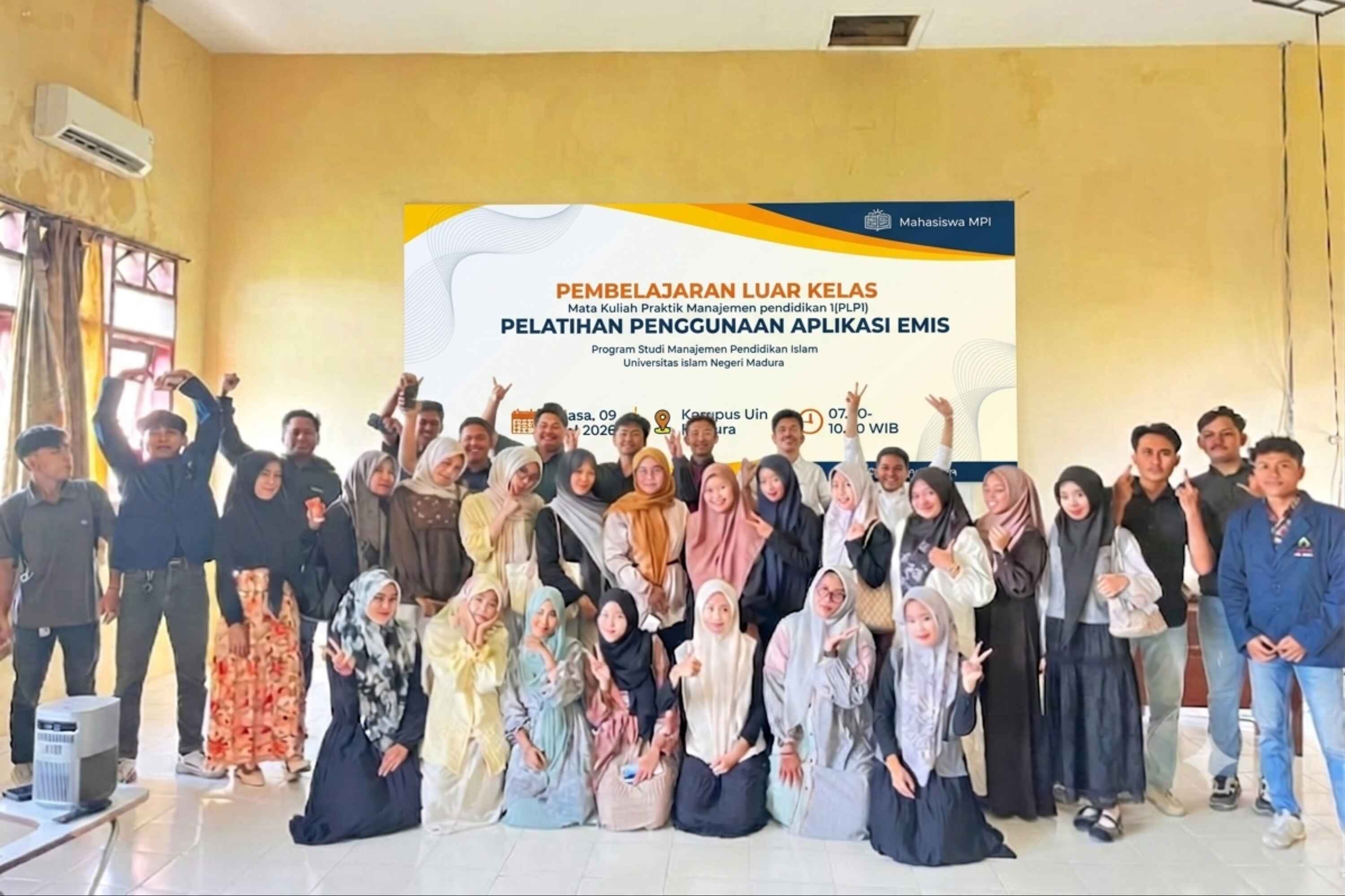 MPI UIN Madura selenggarakan PLK Mata Kuliah PMP 1 Bertema PELATIHAN PENGGUNAAN APLIKASI EMIS 4.0