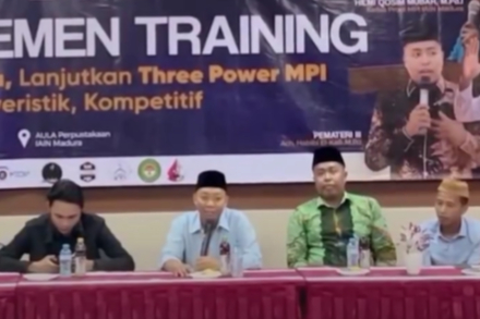 TRAINING HMPS MPI: TUMBUH BERSAMA, LANJUTKAN THREE POWER MPI (PROGRESIF, EMPOWERISTIK, KOMPETITIF)